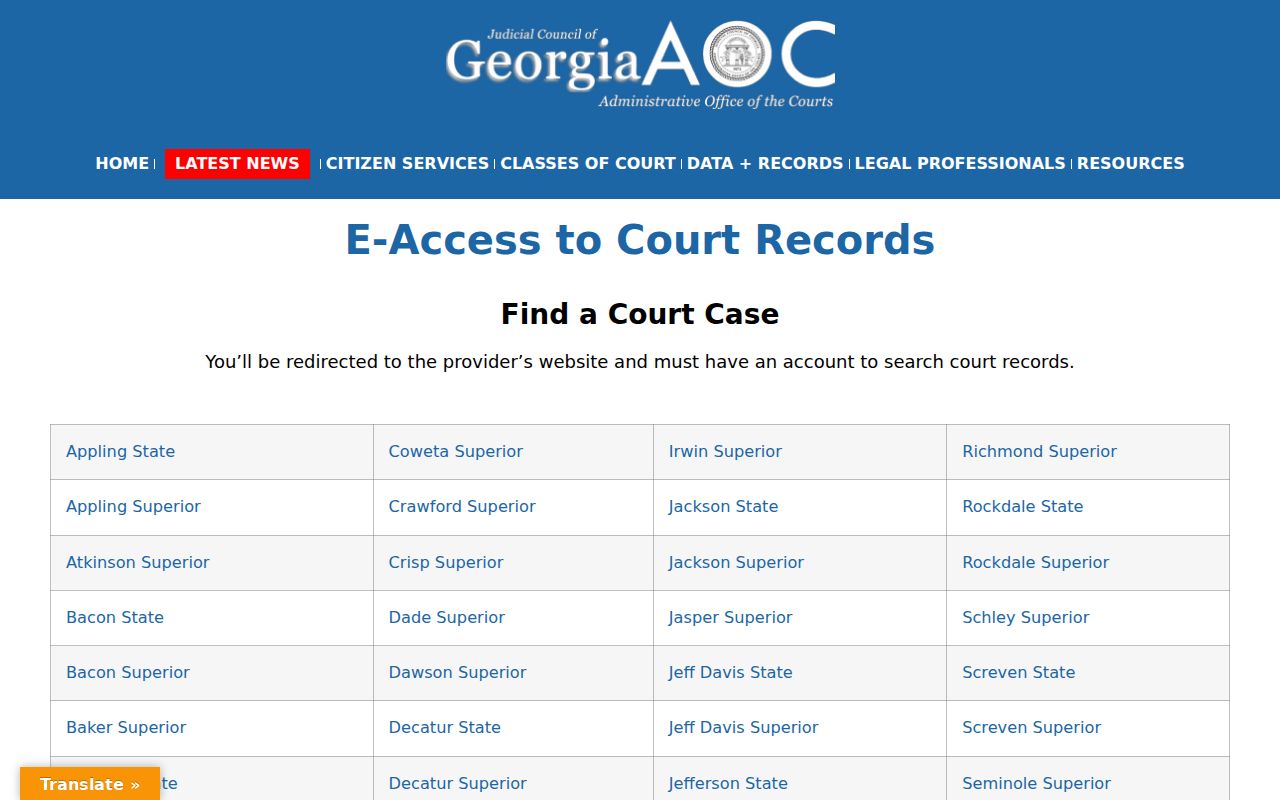 Milton residents directory court e-access route