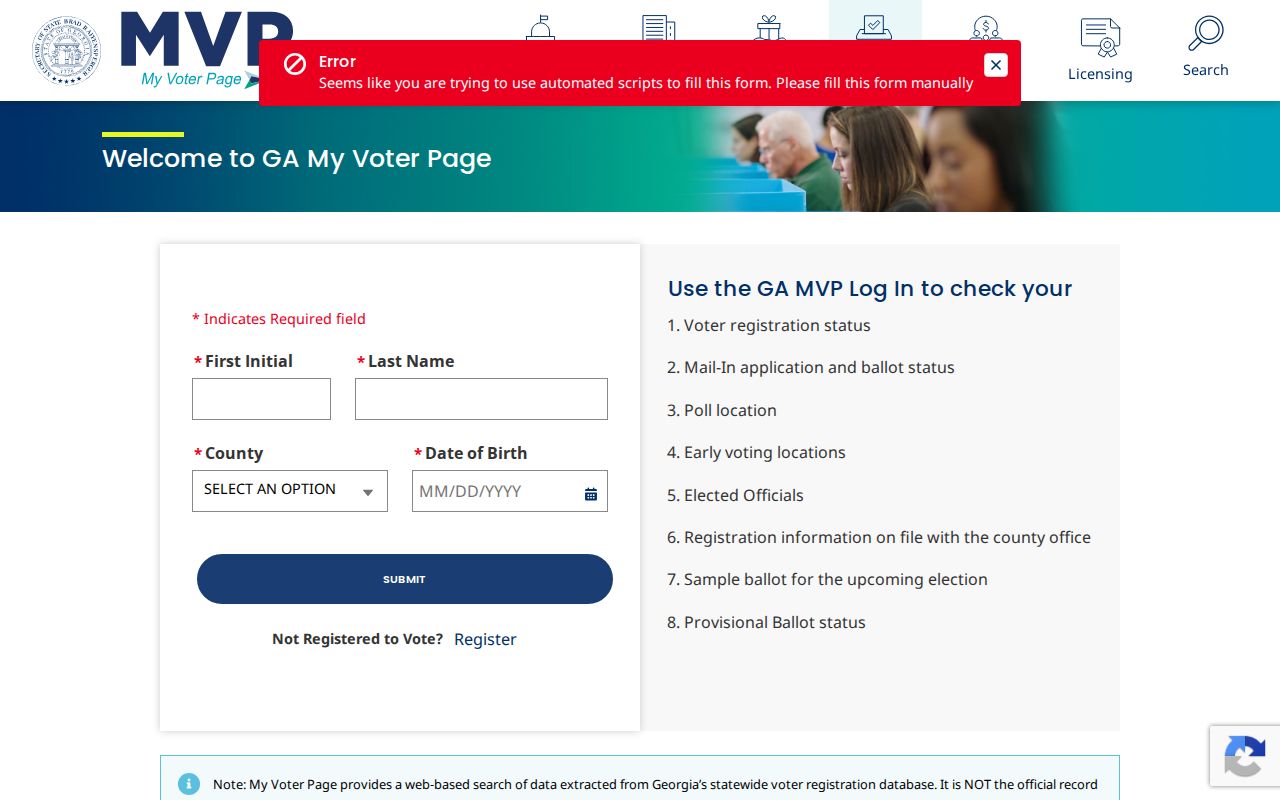 Milton residents directory Georgia voter lookup